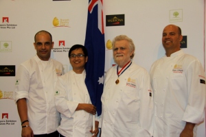 Australian Team 2010 with World Pastry Cup Founder Mr Paillasson